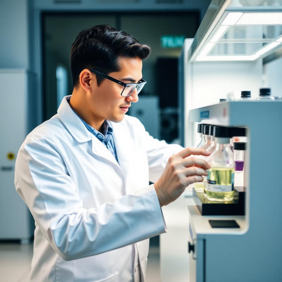 QC scientist at HPLC